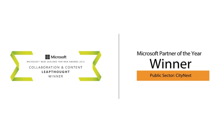 LeapThought Awarded Microsoft NZ Partner of the Year for Business Productivity